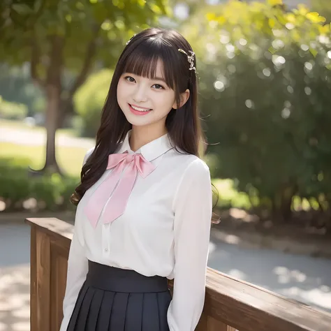 (highest quality, masterpiece:1.2), highest quality, High resolution, 1080P, 8K, Height: 158cm, ((A noble and intelligent girl like Japanese cute girly lady is hypnotizing and giggling, A very sweet, very noble, pretty and neat Japanese beautiful cute girl...