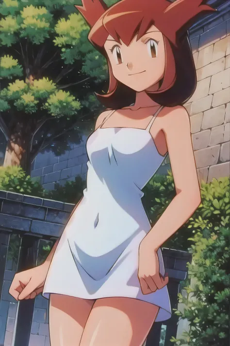 pokemovies, sugimori ken, ken sugimori ken (style), masterpiece, best quality, anime screencap, ultra-detailed, illustration, beautiful detailed eyes, very detailed illustration, cinematic lighting, 1 girl, solo, Pokemon Heroes (Bianca), Brown Hair, brown ...