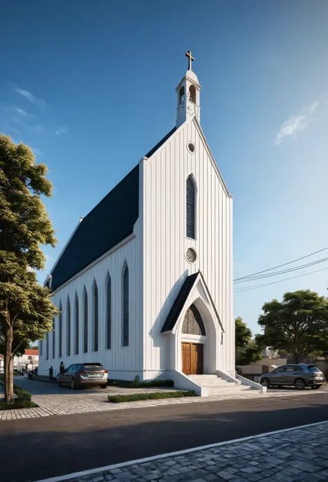 raw photo, best quality, ultra realistic, masterpiece, best quality skin, photography hd, dslr,
tcs, httlvn, modern church, road, people, house, facade design, outdoors, church,