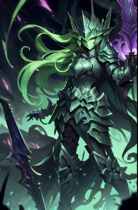 absolute tornado green female paladin