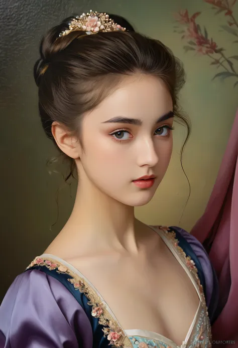 (highres,masterpiece:1.2),(realistic:1.37)"(best quality, highres, ultra-detailed, realistic),beautiful 19th-century portrait of...