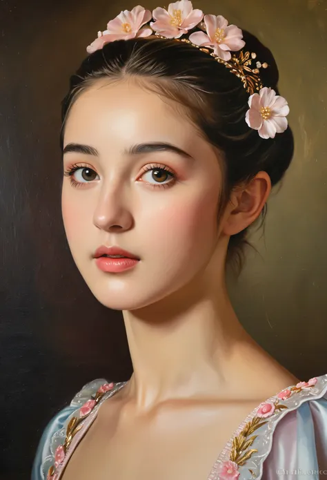 (highres,masterpiece:1.2),(realistic:1.37)"(best quality, highres, ultra-detailed, realistic),beautiful 19th-century portrait of...