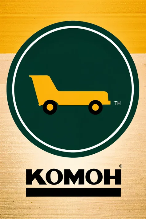 I WANT A LOGO WITH THE NAME KOMATSU MITSUI AND A TRACTOR AS A LOGO 