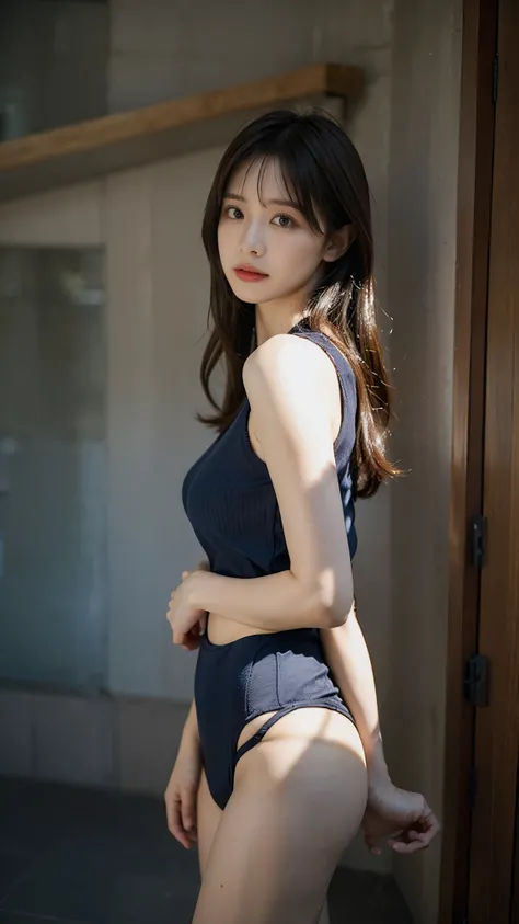 (8K、RAW photography、Highest quality、masterpiece:1.2)、(Realistic、Photorealistic:1.37)、Ultra-high resolution、One Girl、cute、solo, Browsing Caution，Highest quality，masterpiece，8K，Droopy eyes，Big Breasts，Beautiful breasts, Inside the room, Underwear model photo...