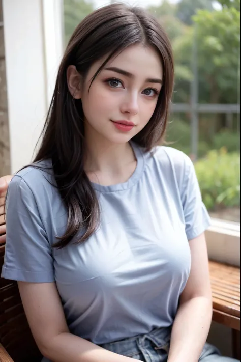  Sharp focus :1.2, A pretty girl 24 years old with perfect figure :1.4, Slender abs :1.3, Raw photography、超A high resolution, full body, Ultra High Definition, Detailed Photo, Smiling, Sexy, Facing Camera, Close-up , (1girl), Beautiful Face, (Realistic Fac...