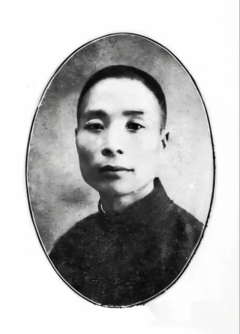 Portrait of a man in a black and white photograph by Alafid, xiang duan, song nan li, zhang daqian, yun ling, Cai Zhiyun, qiu fang, Photo of a woman, hua cheng, Yu Zhong, gujian, yin zhen chu, inspired by Hu Jieqing, qi sheng luo, Wooden plates