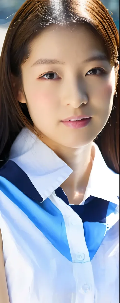 ((top-quality, 8K, masterpiece:1.3)), sharp focus:1.2, Beautiful Women in Perfect Style:1.4, Slender Abs:1.2, full body, wearing sleeveless shirts wide pants, ((dark brown hair:1.2)), (natural soft light, City Street:1.1), Highly detailed facial and skin ...
