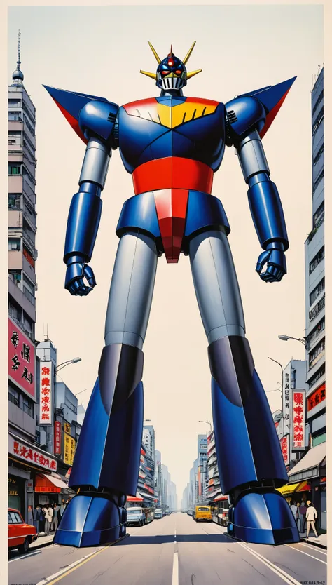 mazinger z design、hongkong、1970onochromatic、giant robot