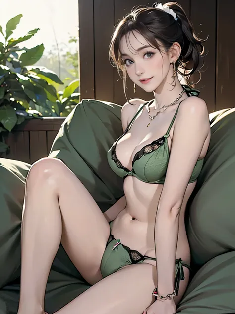 ((((Highest quality))))、(((Ultra-precision CG16K wallpaper)))、(((masterpiece)))、(((Super detailed)))、(((Extreme detail)))、((１Mature 29 year old woman:1.6))、((Very beautiful Japan face of a person))、((Urizane Face:1.8))、((Soft wavy ponytail medium hair:1.6)...