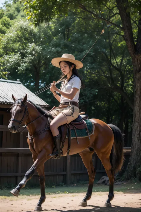 Berimbau on top of the horse