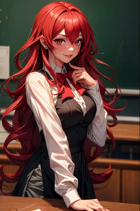 Adult Rias Grymory, Ultra-realistic 8K CG: An impressive teacher&#39;s masterpiece In the confines of a classical classroom, bathed in the soft glow of cinematic light, a captivating woman takes center stage. With a perfect body that has been meticulously ...