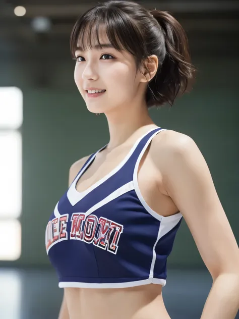 (cheerleader:1.2),(beautiful girl:1.3), (17 years old), (highest quality:1.4), (very detailed), (very detailed美しい顔と目), (sweat:1....