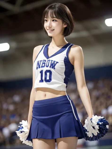 (cheerleader:1.2),(beautiful girl:1.3), (17 years old), (highest quality:1.4), (very detailed), (very detailed美しい顔と目), (sweat:1....