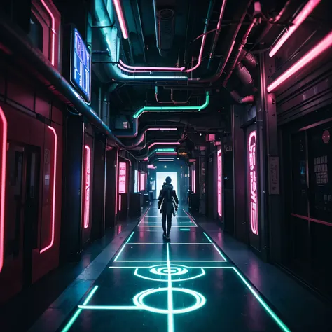 Enter the neon-lit hallways of possibilities, a place where technology is closely intertwined with people, creating a canvas of limitless potential for those brave enough to explore its depths. Cyberpunk characters embody the raw essence of a seedy, high-t...