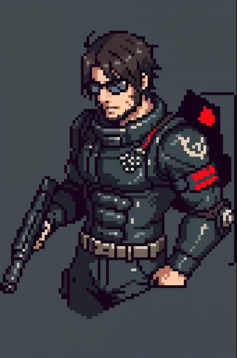 arafed image of a man with a gun and a bunch of skulls, helghast, omen from valorant, wraith from apex legends, unreal 5. rpg portrait, jett from valorant, valorant character, cushart kenz, fps game concept art, portrait of apex legends, metal gear solid a...