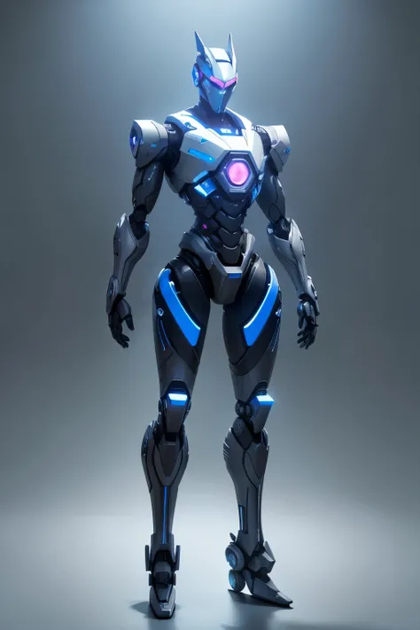 Imagine a robot that combines efficiency, futuristic style and advanced features. here is the description:name: Humanoid SentinelHeight: 2,5 metrosMaterial: Titanium alloy reinforced with carbon nanofibers for strength and lightness.Design:Head: The robot&...