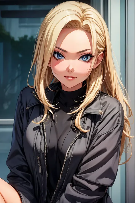 Adult Ino Yamanaka, CG 8k ultra-realista, hot woman, seductive eyes, make-up