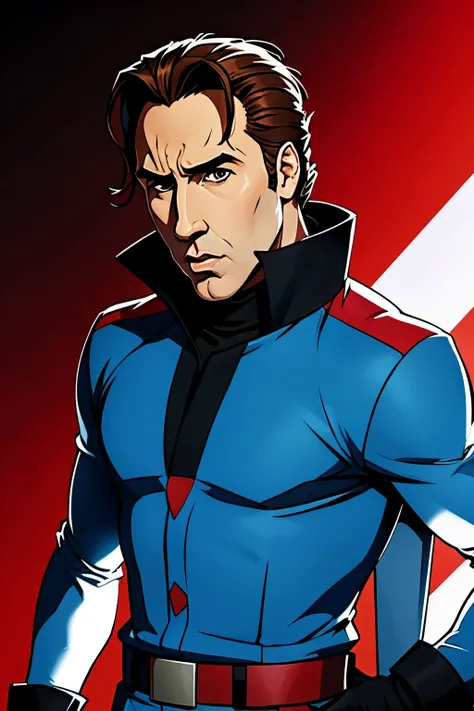 nicolas cage in a team rocket uniform