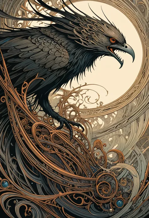 aaron horkey&#39;s painting depicts，mysterious landscape photography,luminous oil painting style，incredible futuristic images ap...