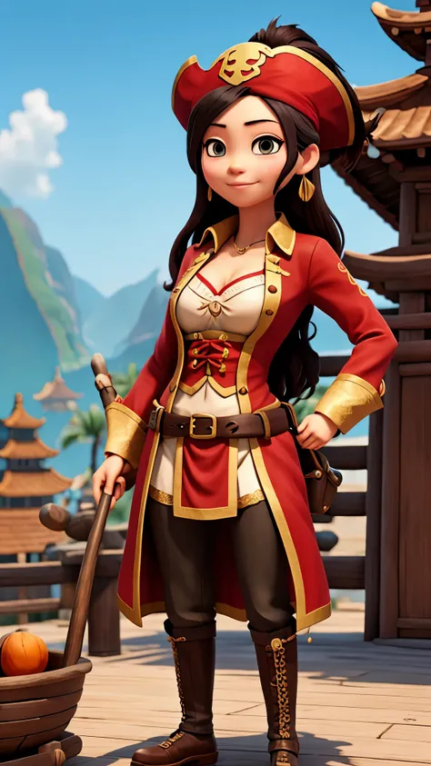 Pirate Chinese woman