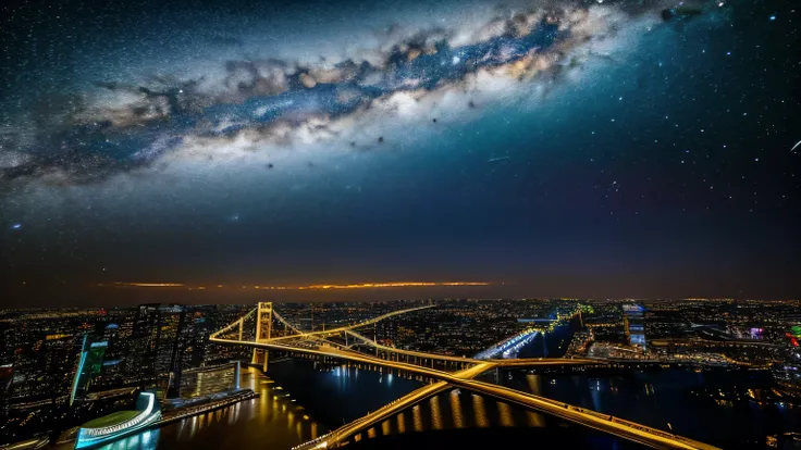 The Milky Way Galaxy in the Odaiba Sky