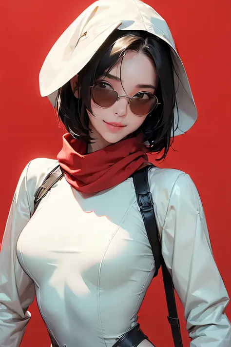 (masterpiece, best quality, 8k wallpaper, high resolution, ultra realistic), 2 women, 2 girls wearing sunglasses, 18 years old, one with long black hair and one with short bob hair, 8k, RAW portrait (Japanese women), masterpiece, photorealistic: 1.3, reali...