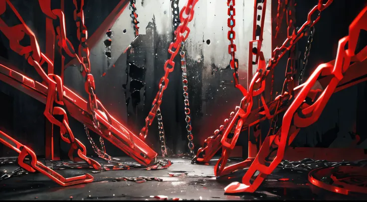 High Resolution, Wallpaper, Dark Background, Outside, Chains, Pain, Tears, Revenge, red themed, concrete background