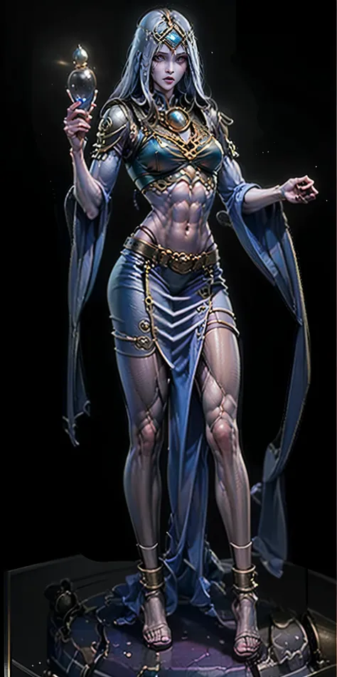 Solo Female: Body: Tall and slim with an hourglass figure Toned and muscular physique Slender abs Perfect anatomy