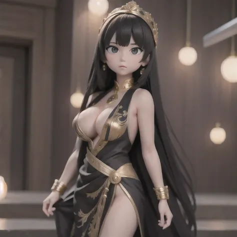 CG
1girl
bangs
bare shoulders
black dress
black eyes
black hair
blurry
blurry background
blurry foreground
bokeh
breasts
brown eyes
cleavage
closed mouth
depth of field
dress
hair ornament
jewelry
large breasts
long hair
looking at viewer
medium breasts
so...