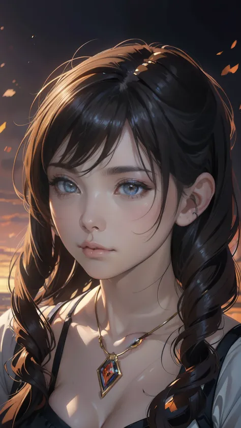 (NSFW, SNTHWVE STYLE, Close-Up Face Portrait), Smooth and radiant skin, Etherial and captivating eyes, Vibrant and intricate hair colors, Balanced and harmonious, Anime-inspired Big Eyes, Gentle and atmospheric lighting, Highly-detailed face, In the style ...