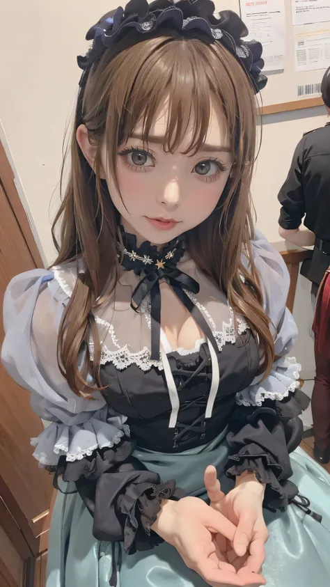 random porn pose,gothic lolita,(fantasy art,Highest image quality,(8k),ultra-realistic,best quality, high quality, high definition, high quality texture,high detail,beautiful detailed,fine detailed,extremely detailed cg,detailed texture,a realistic represe...