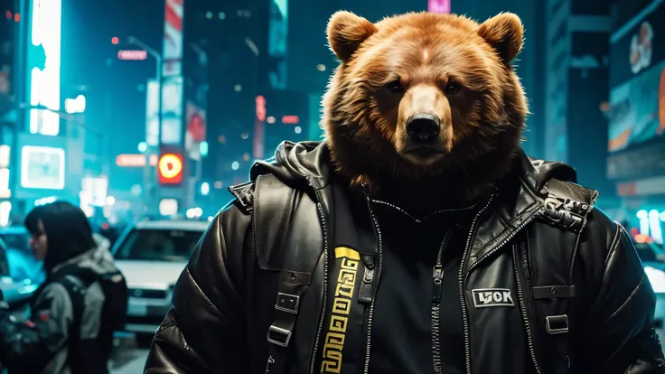 Cyberpunk Style：Ferocious Bear