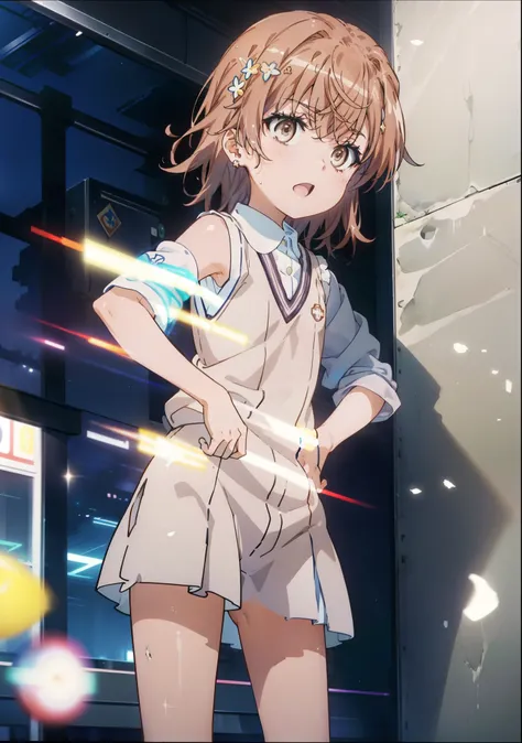 superior_Mikoto, 1 person, solo,
(Awareness-raising:1.1)、(Best image quality)、(masterpiece:1.1)、(Beautiful and vivid background:1.25)、(the Extremely detailed CG Unity 8K Wallpapers:1.1)、(colorful:0.9)、(Depth of written boundary:0.75)、(splashing ink:0.95)、(...