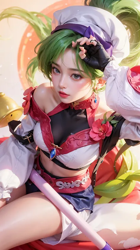  close up of a girl or woman (K-Pop idol), detailed hair , big booobs ,  shadowbringers cinematic, 4 k detail fantasy, a beautiful fantasy empress, game cg, xianxia fantasy, xianxia hero, 2. 5 d cgi anime fantasy artwork, cinematic goddess close shot, ruan...