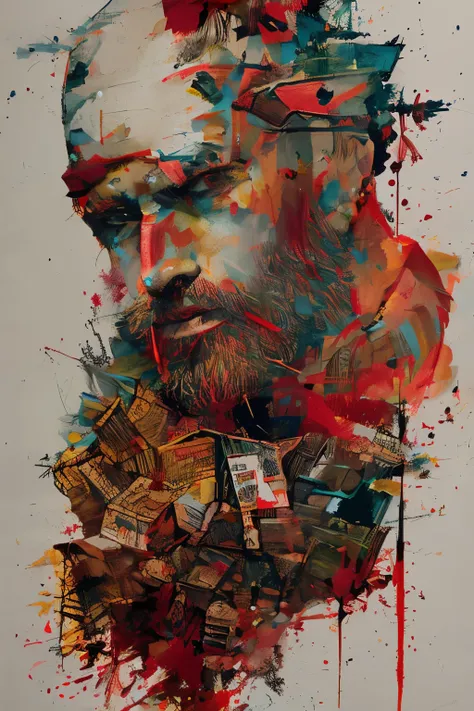 ronald mcdonald, carne griffiths, by greg rutkowski