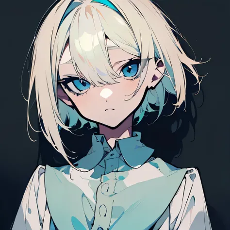 Perfect, masterpiece, anime trap, trap, femboy, cute femboy, kawaii, front facing, medium hair, platinum blonde hair, light blue eyes, loose white shirt, peter pan collar shirt, cute, facing towards camera, looking forwards, looking at viewer, front facing...