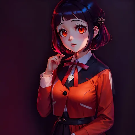 anime girl with red tie, anime look of a beautiful girl, hinata hyuuga, gapmoe yandere, akane owari danganronpa, anime moe art style, I&#39;m going to make fanart too, anime look of a young girl, must tear from the overlord, Yaoi Kasuma, Shirabii, anime yo...