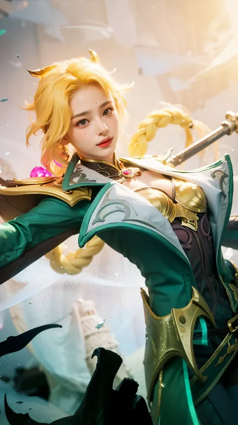 a close up of a girl or woman, detailed hair , big booobs ,  shadowbringers cinematic, 4 k detail fantasy, a beautiful fantasy empress, game cg, xianxia fantasy, xianxia hero, 2. 5 d cgi anime fantasy artwork, cinematic goddess close shot, ruan jia and art...