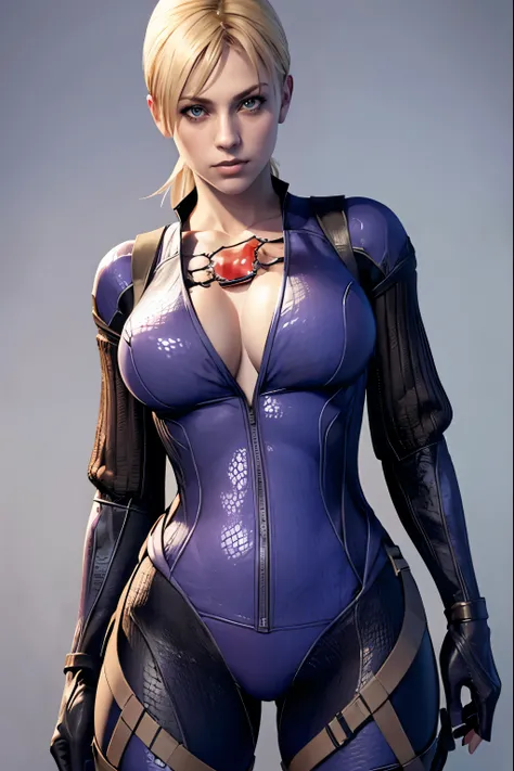 Woman, Blonde Hair, Jill VAlentine from Resident Evil 5, Large Breasts