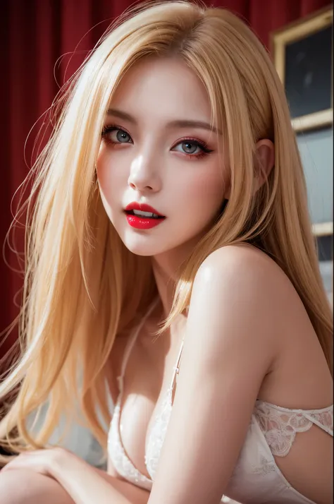 8K、Photorealistic RAW photos of the highest quality。so beautiful(A vivid face) Bright colors、Image of a perfect adult woman、Laughter、Art Station Trends、masterpiece、8K resolution、Fantasy art、Ultra-high resolution,,Mr..々Pause,charm,sexy,Rich colors, Backligh...