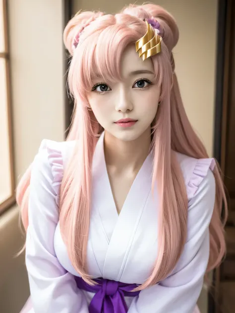 (Highest quality, 16K, masterpiece:1.55), Ultra detailed face, Detailed lips, Detailed eyes, double eyelid,
BREAK smile, upper body, (Seductive pose:1.6), (high angle shot, dutch angle, dynamic angle),
BREAK 1girl, 20 years old, (large Breasts:1.2), Svelt...