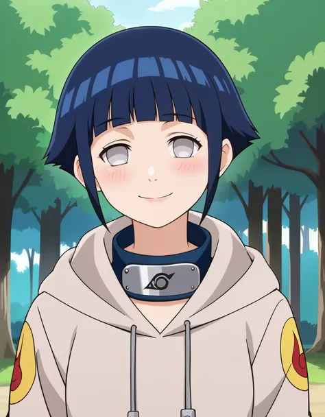 score_9, score_8_up,source_anime,
 short hair, dark blue hair, no pupils, 1girl, blunt bangs, shiny hair, grey eyes, hoodie, sol...