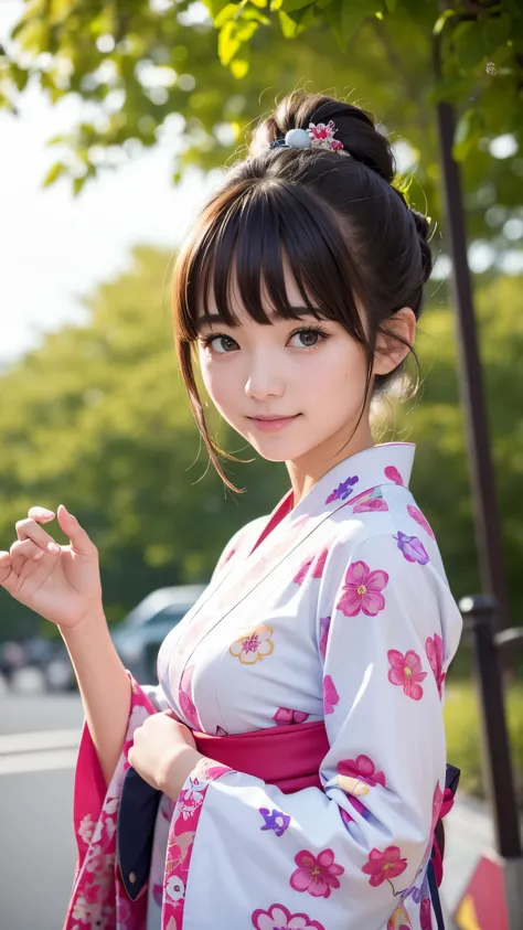 Best quality, masterpiece, ultra-high resolution, 8K, (reality: 1.4), RAW shooting, most detailed face, very detailed and perfect anatomy, live photography; most beautiful face; shining skin; one 18-year-old Japanese.My bangs and eyes are big and cute.It h...