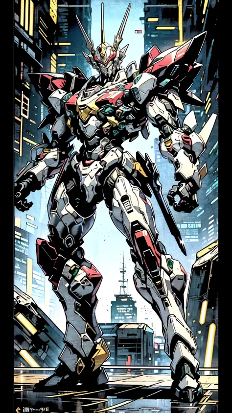 (masterpiece:1.5, best quality:1.5, extremely delicate:1.5, foreshortening:1.5, dynamic angle:1.5), a man wearing a full-face helmet, a fantasy-style biotech armored combat suit, green eyes, (a composite layered chest armor), fully enclosed shoulder guards...