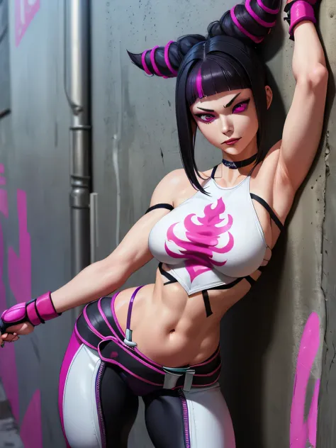 { - anatomical error} (masterpiece - ultra-detailed, very high resolution)han juri,masterpiece, highest quality, one girl, repor...