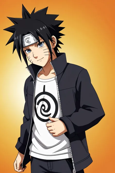 Animae kid that loves Naruto that has curly hair animated