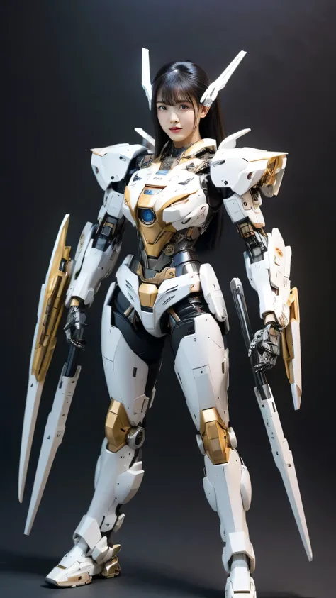 Textured skin, Super Detail, Attention to detail, high quality, 最high quality, High resolution, 1080P, Hard disk, beautiful,(Super Heroine),Missile Guide,Beautiful cyborg woman,Mecha Cyborg Girl,BATTLE MODE,Girl with a mechanical body,She is wearing a comb...