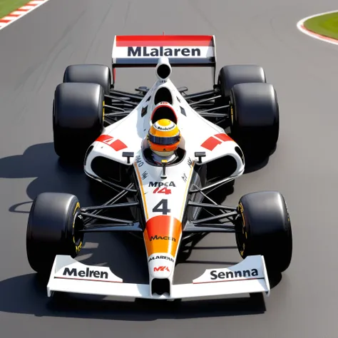 mclaren mp4/4. senna