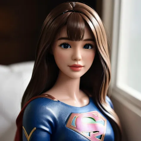 Supergirl、barbie doll collection、Accurate Mattel product、、フェラチオするSupergirlのフィギュア、