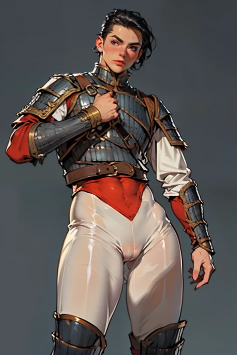 (high resolution, pixel perfect, gorgeous illustrations), (hyper quality, muste piece, etheric: 1.4), ((nsfw)), (((cowboy shot))), face focus, ((solo)), ((androgynous)), (female savage), dominatrix, (((sexy pose))), cool atmosphere, black hair, (((((very_s...